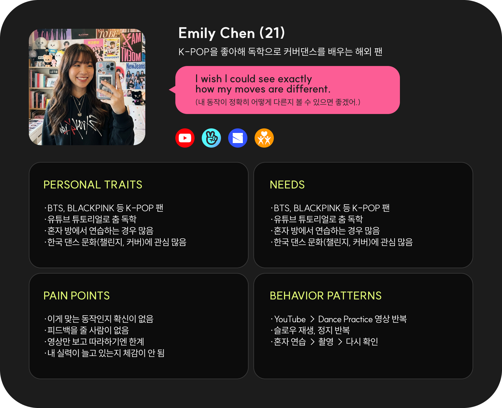페르소나 Emily Chen