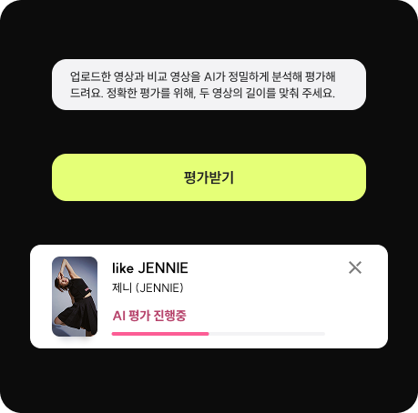 퍼포먼스 비교 경험 목업